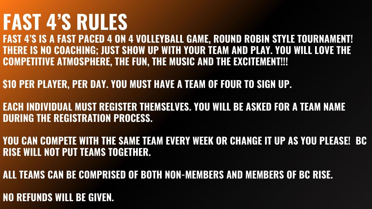 Fast Rules